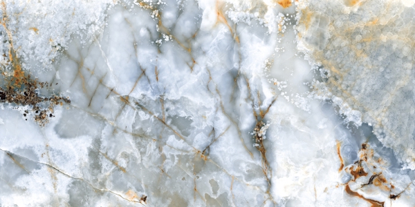 High Gloss Glazed Porcelain Tiles  Onyx Fiona Blue
