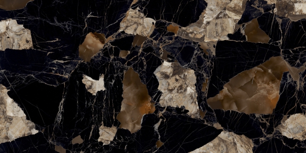 High Gloss Glazed Porcelain Tiles  Breche Stone