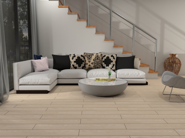 Punch Wooden Plank Tiles Walnut Beige