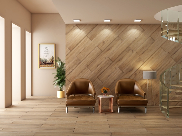 Punch Wooden Plank Tiles Astone Pine
