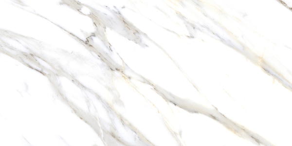 Glossy Glazed Porcelain Tiles Ariston White
