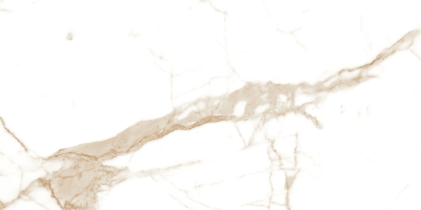 Glossy Glazed Porcelain Tiles Statuario Vivo Brown