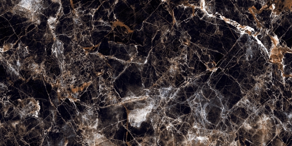 High Gloss Glazed Porcelain Tiles  Eternal Black