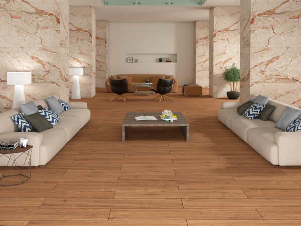 Punch Wooden Plank Tiles Nova Honey