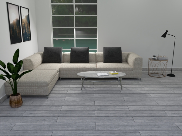 Punch Wooden Plank Tiles Castelo Gris