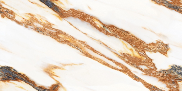 High Gloss Glazed Porcelain Tiles  Arno Antic Brown