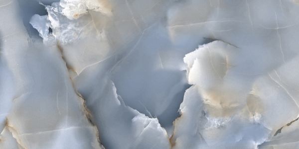Glossy Glazed Porcelain Tiles Grocer Blue