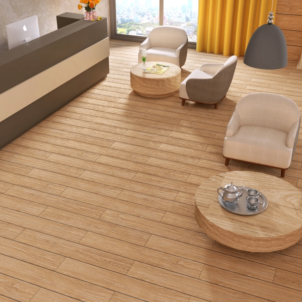 Punch Wooden Plank Tiles Sahara Natural