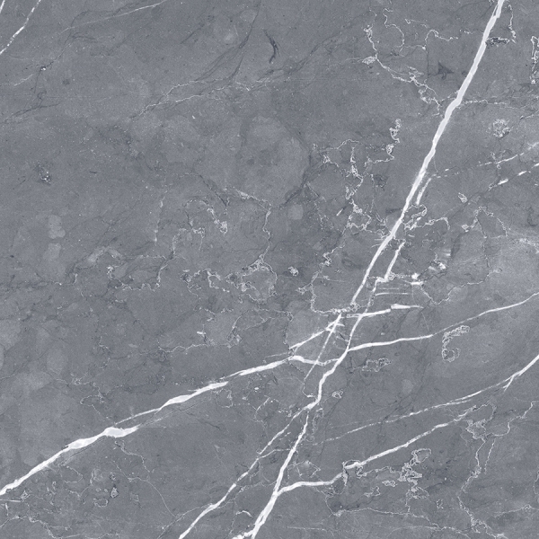 Glossy Glazed Porcelain Tiles Blend Grey