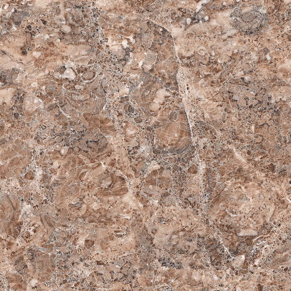 Glossy Glazed Porcelain Tiles Empro Brown