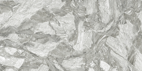 Glossy Glazed Porcelain Tiles Fusion Grey