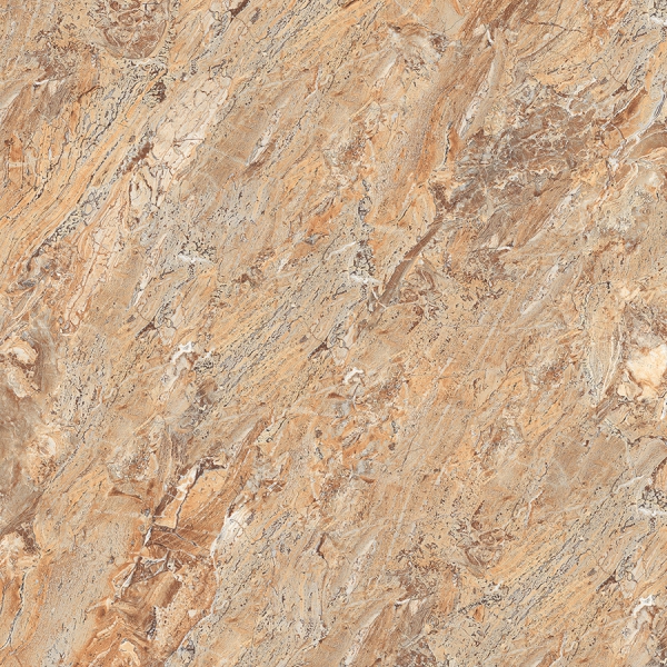 Glossy Glazed Porcelain Tiles Marsala Brown