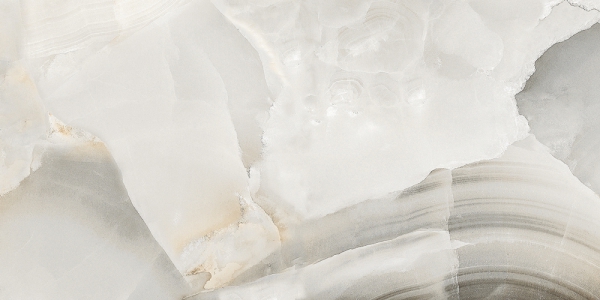 Glossy Glazed Porcelain Tiles Onyx Whitesh Natural