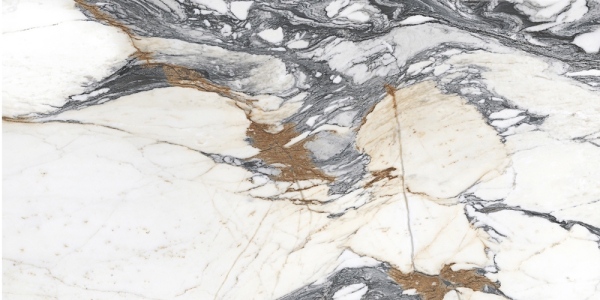 Glossy Glazed Porcelain Tiles Park Statuario