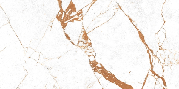 Glossy Glazed Porcelain Tiles Perlato White