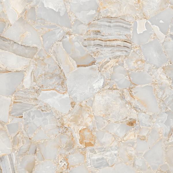 Glossy Glazed Porcelain Tiles Porfido Natural