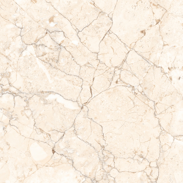 Glossy Glazed Porcelain Tiles Prestine Crema