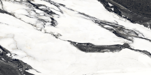 Glossy Glazed Porcelain Tiles Rome Black