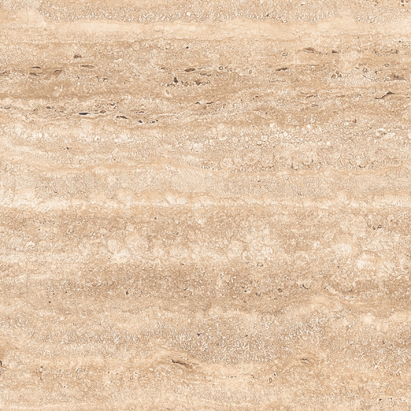 Glossy Glazed Porcelain Tiles Travertion Brown