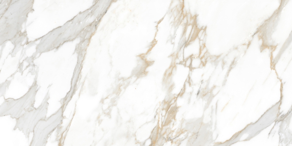 Glossy Glazed Porcelain Tiles Velcro Statuario