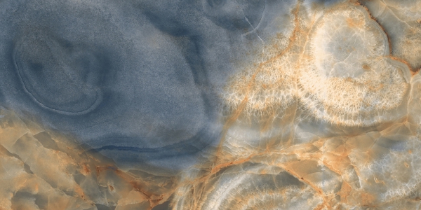High Gloss Glazed Porcelain Tiles  Blue Onyx