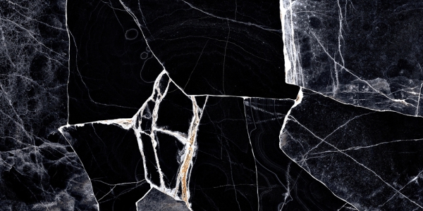 High Gloss Glazed Porcelain Tiles  Gallifery Black