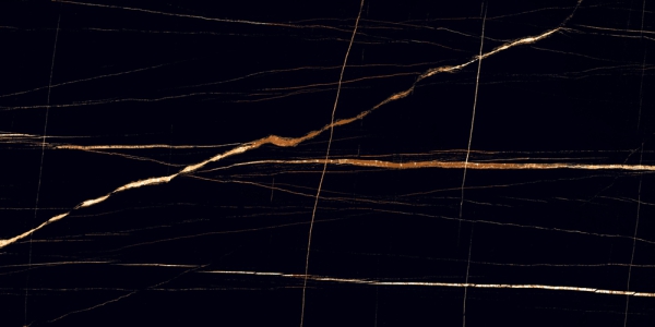High Gloss Glazed Porcelain Tiles Black Wonder