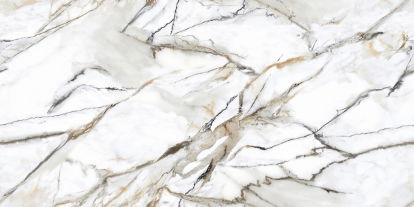 Magic Marble Glazed Porcelain Tiles Calacatta Luxe