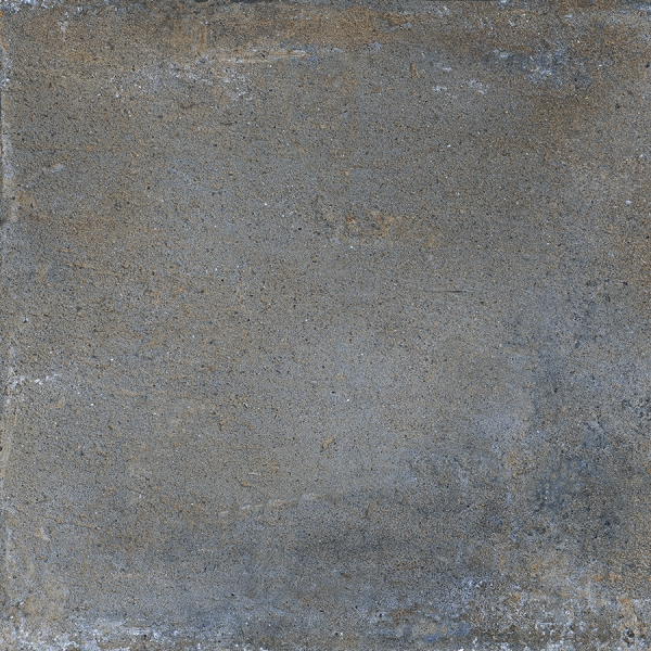 Matt Glazed Porcelain Tiles Brass Blue