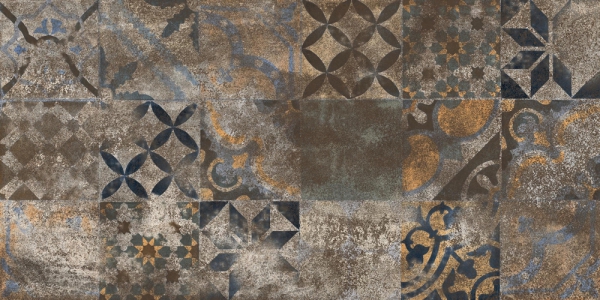 Sugar Glazed Porcelain Tiles  Metal Copper Decor